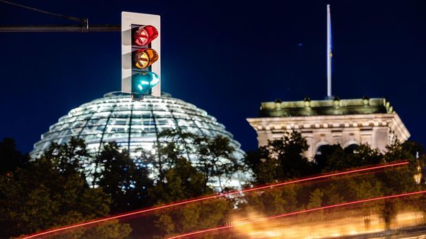 Lange Sitzung der Ampel-Verhandler: SPD, Grüne und FDP sondieren