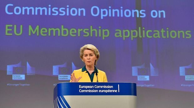 EU-Kommission empfiehlt Beitrittskandidatenstatus für Ukraine
