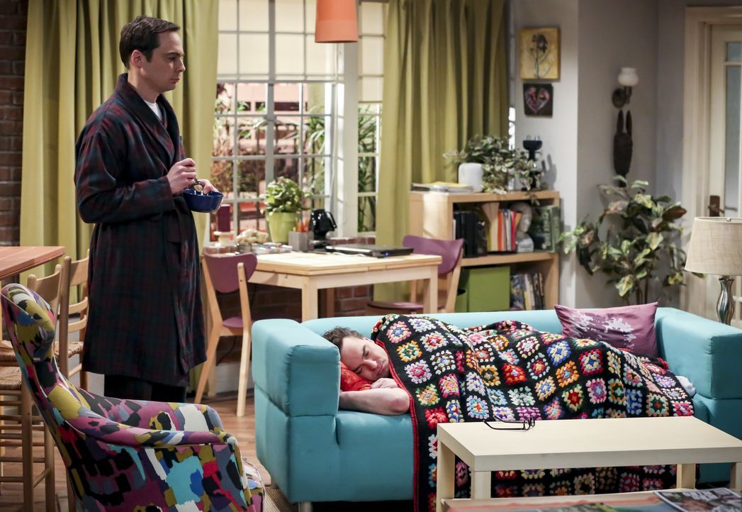 Sheldon Cooper (Jim Parsons, l.); Leonard Hofstadter (Johnny Galecki, r.) - Bildquelle: Michael Yarish 2019 WBEI. All rights reserved. / Michael Yarish