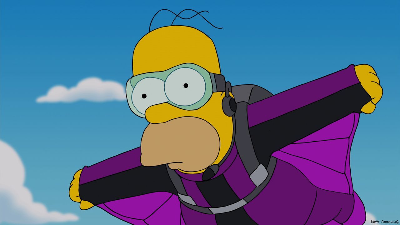 Marge ermutigt Homer, sein neues Motto "You-Only-Live-Once" auszuleben - was allerdings nicht ganz ungefährlich ist ... - Bildquelle: 2013 Twentieth Century Fox Film Corporation. All rights reserved.