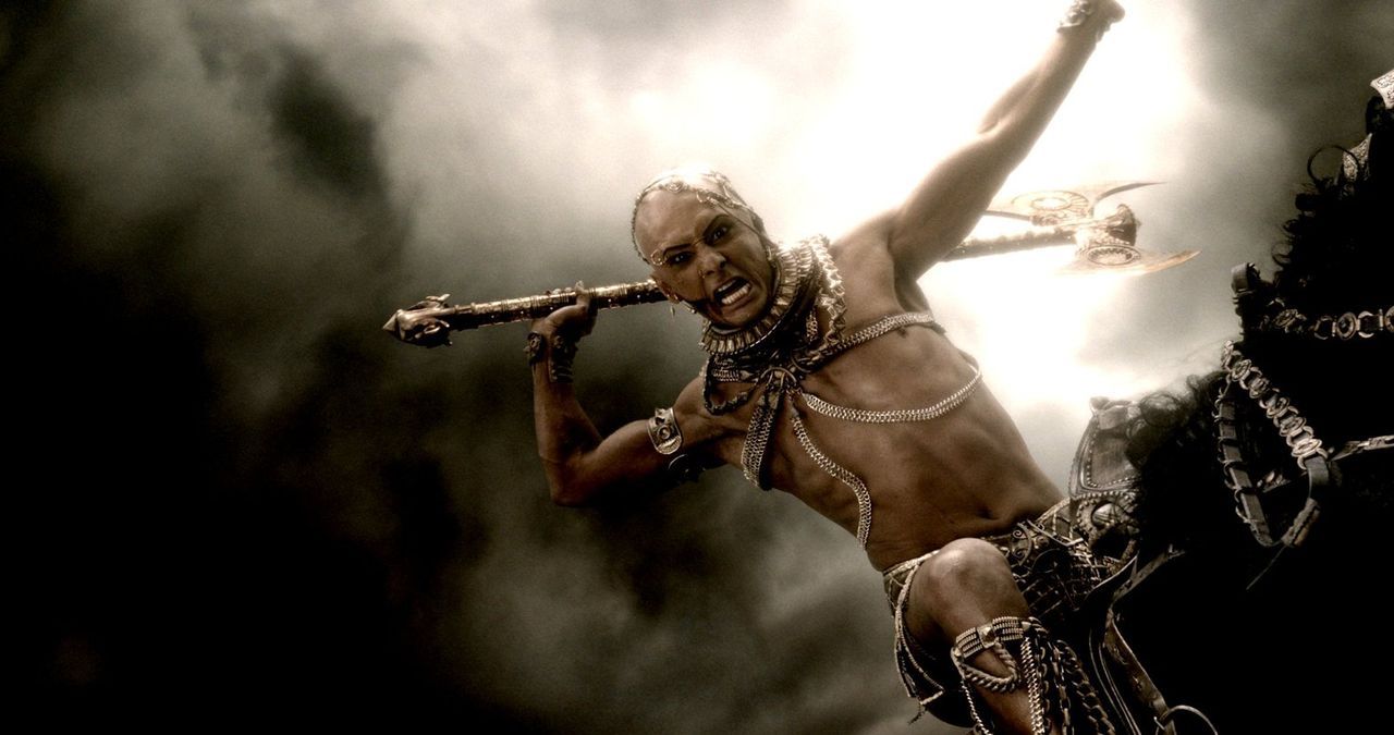 Als sein Vater, König Daeios, von den Griechen getötet wurde, war Xerxes (Rodrigo Santoro) der Verzweiflung nahe. Doch dann trifft er bei seiner Wan... - Bildquelle: 2014 Warner Bros. Entertainment, Inc.