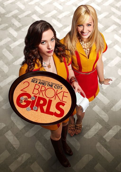 (1. Staffel) - 2 Broke Girls: Max Black (Kat Dennings, l.) und Caroline Channing (Beth Behrs, r.) ... - Bildquelle: Warner Brothers