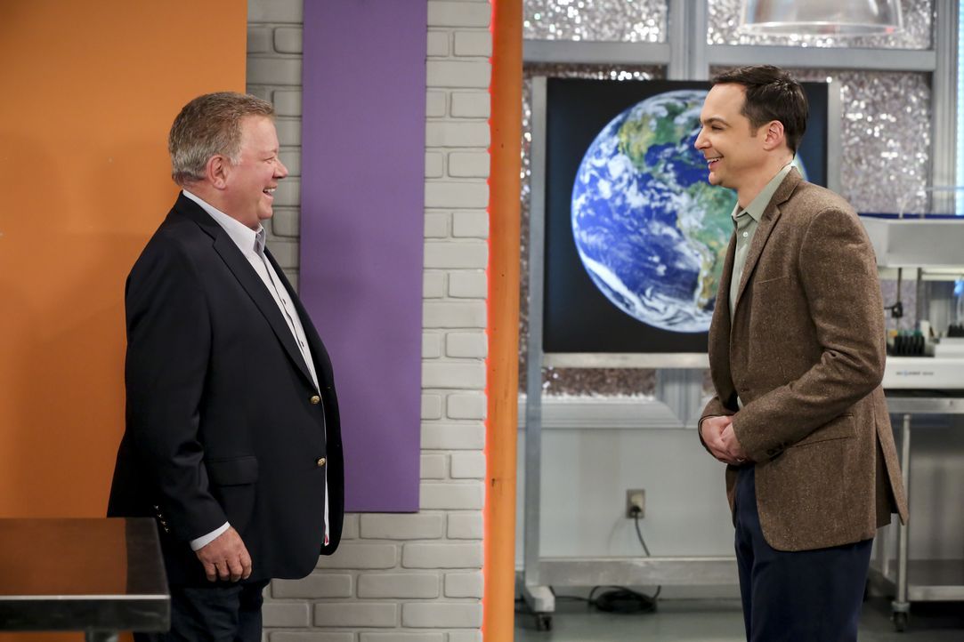 William Shatner (William Shatner, l.); Sheldon Cooper (Jim Parsons, r.) - Bildquelle: Michael Yarish 2019 CBS Broadcasting, Inc. All Rights Reserved / Michael Yarish