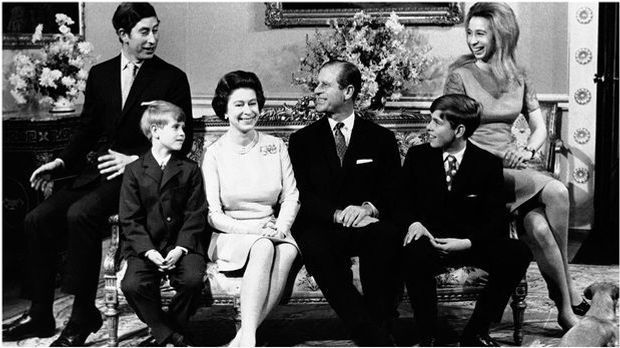 Queen Elizabeth und ihre Familie