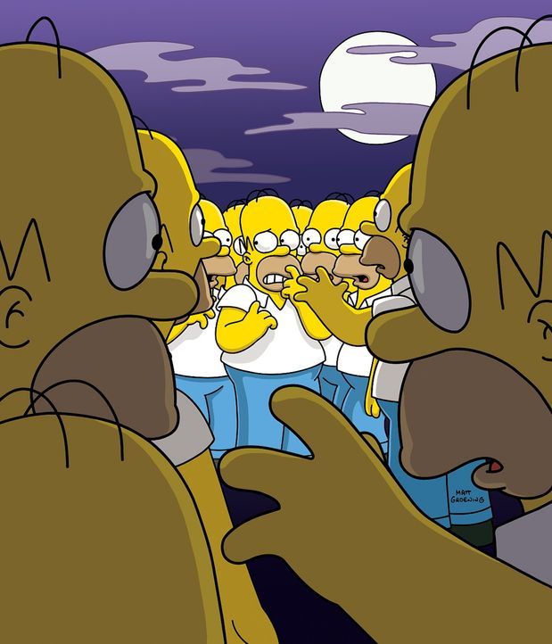 Eines Tages kauft Homer eine magische Hängematte, die ihn klonen kann. Doch schon bald gerät sein Leben total außer Kontrolle, als eine Armee von Ho... - Bildquelle: TWENTIETH CENTURY FOX FILM CORPORATION