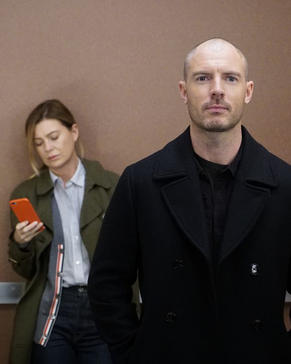 Dr. Meredith Grey (Ellen Pompeo, l.); Dr. Cormac Hayes (Richard Flood, r.) - Bildquelle: Kelsey McNeal 2019 American Broadcasting Companies, Inc. All rights reserved. / Kelsey McNeal