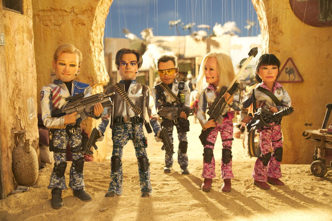 Das World Team America (v.l.n.r.: Joe,Gary, Chris,Lisa und Sarah), eine US-amerikanische Elite-Antiterroreinheit, ist mal wieder gezwungen, die Welt... - Bildquelle: Paramount Pictures