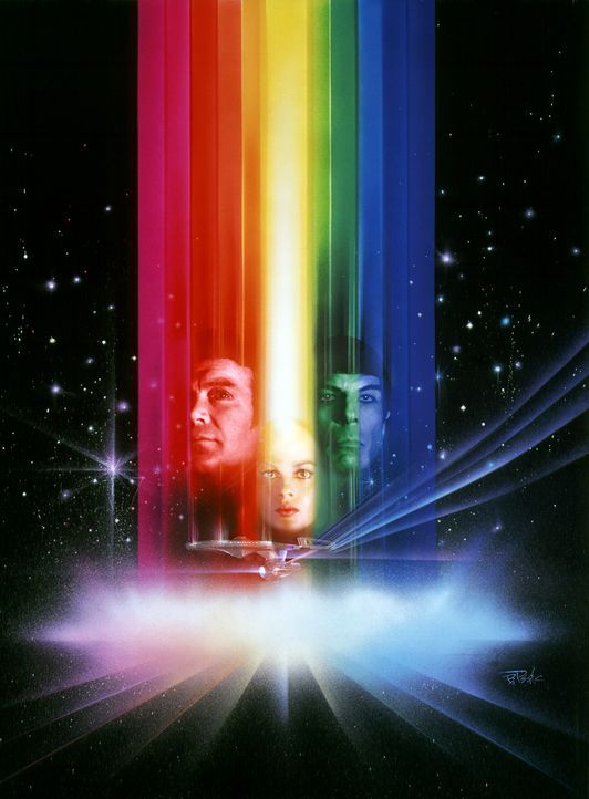 Captain James T. Kirk (William Shatner, l.) und Cmdr. Spock (Leonard Nimoy, r.) sollen eine Energiewolke, die sich auf Kollisionskurs mit der Erde b... - Bildquelle: Paramount Pictures