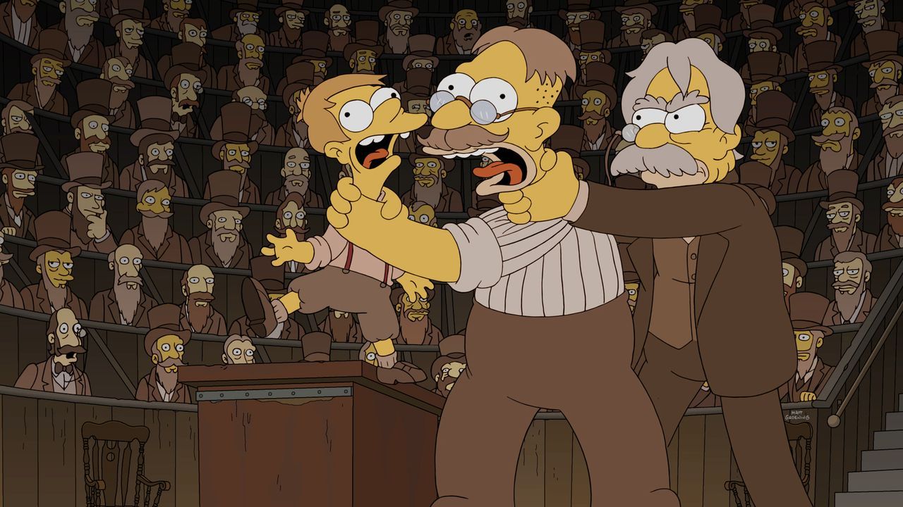 Bei den Simpsons lastet von Generation zu Generation eine Last auf den Schultern, da jeder befürchtet, aus seinem Kind würde nichts werden ... - Bildquelle: 2016-2017 Fox and its related entities. All rights reserved.