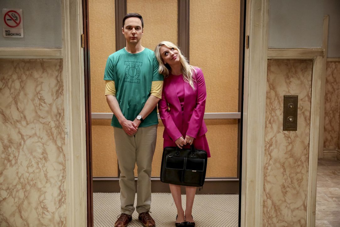 Sheldon Cooper (Jim Parsons, l.); Penny (Kaley Cuoco, r.) - Bildquelle: Michael Yarish 2019 WBEI. All rights reserved. / Michael Yarish
