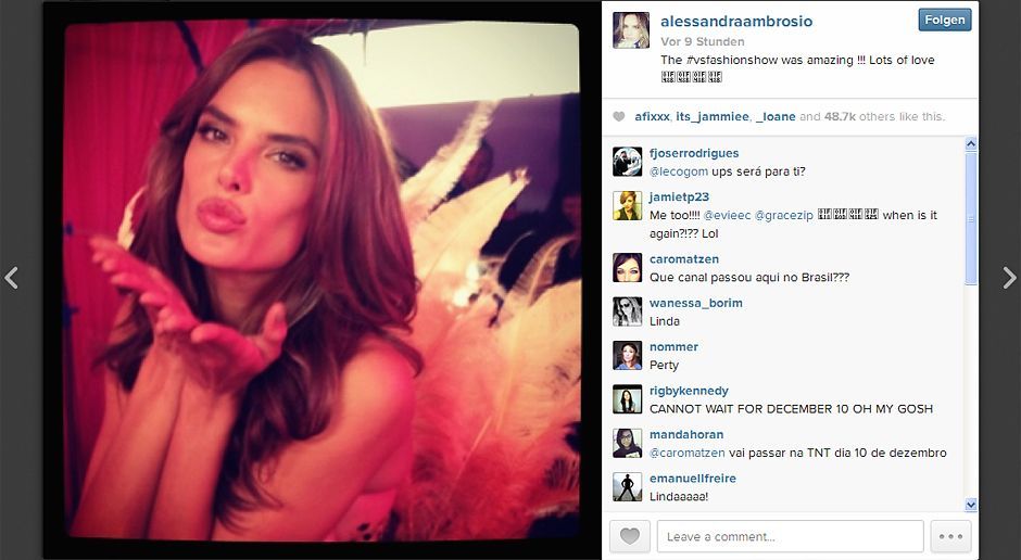 VS-Instagram-19-Instagram - Bildquelle: Instagram/Alessandra Ambrosio