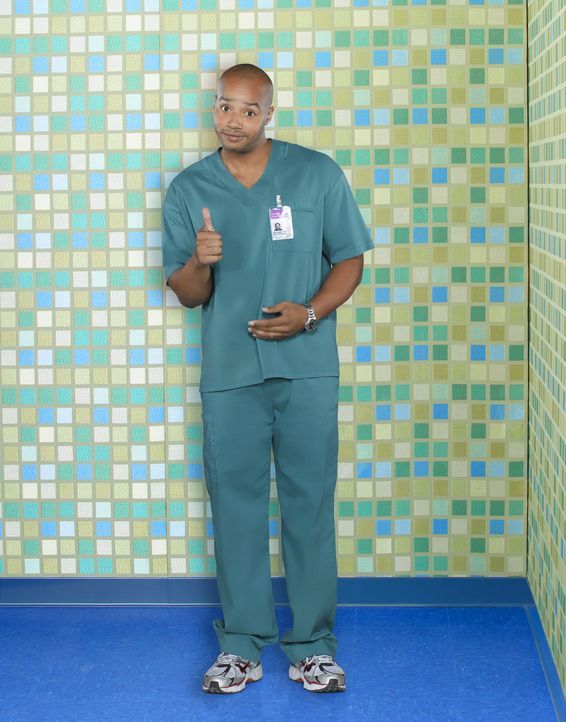 (9. Staffel) - Neben seiner Arzttätigkeit arbeitet Turk (Donald Faison) an der Medizin-Uni als Lehrer ... - Bildquelle: Touchstone Television