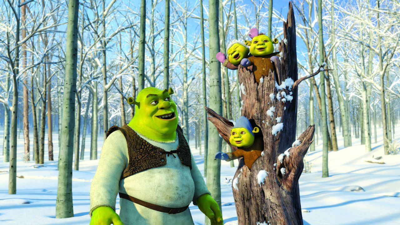 Eigentlich wollte Shrek das Weihnachtsfest in einem bescheidenen Rahmen begehen, doch schon bald steckt er mitten im größten Weihnachtsstress ... - Bildquelle: 2007   DreamWorks Animation LLC. All rights reserved.