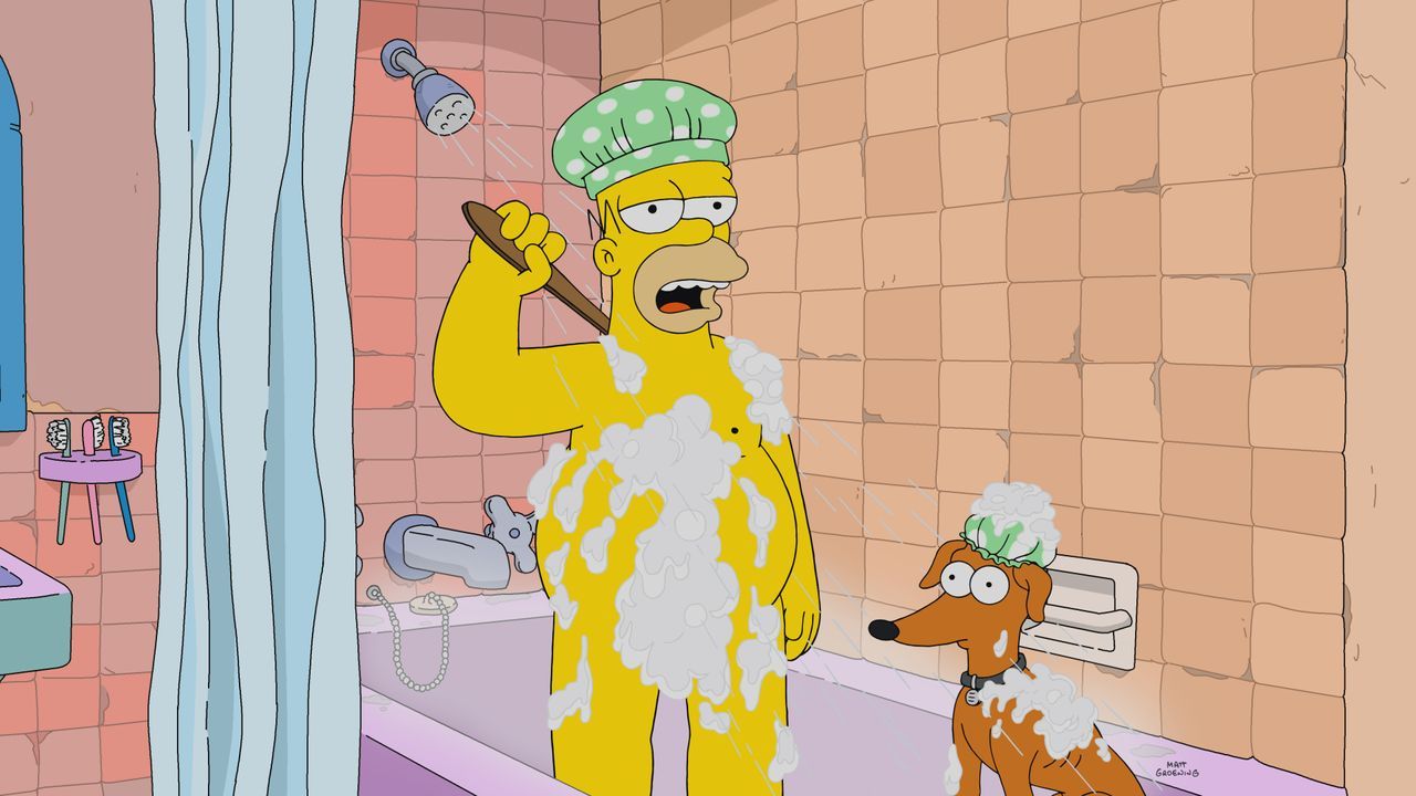Homer (l.); Knecht Ruprecht (r.) - Bildquelle: 2020 by Twentieth Century Fox Film Corporation.