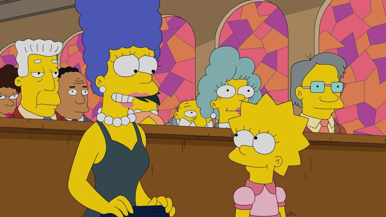 Marge (l.); Lisa (r.) - Bildquelle: 2019-2020 Twentieth Century Fox Film Corporation.  All rights reserved.