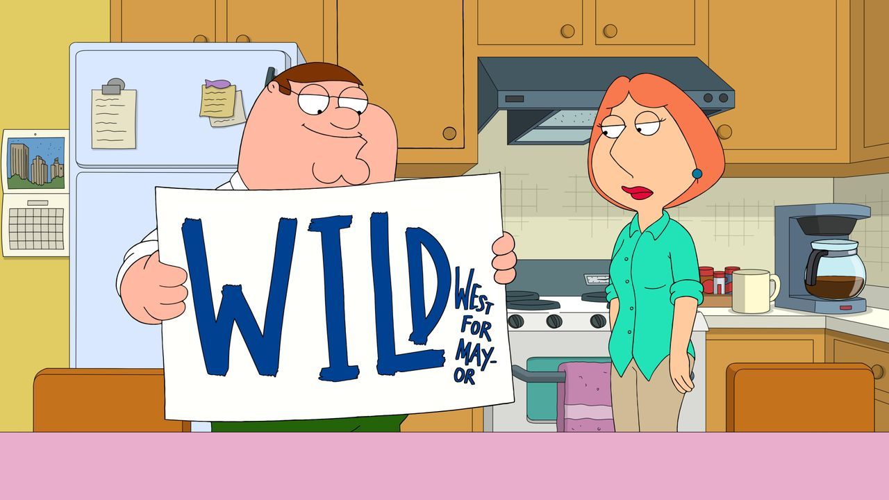 Peter Griffin (l.); Lois Griffin (r.) - Bildquelle: 2021-2022 Fox Broadcasting Company, LLC. All rights reserved