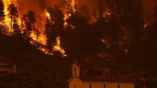 Südeuropa in Flammen