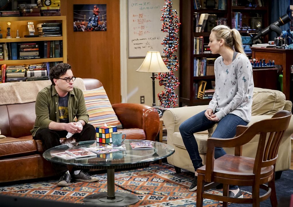 Leonard Hofstadter (Johnny Galecki, l.); Penny Hofstadter (Kaley Cuoco, r.) - Bildquelle: Sonja Flemming 2019 CBS Broadcasting, Inc. All Rights Reserved / Sonja Flemming