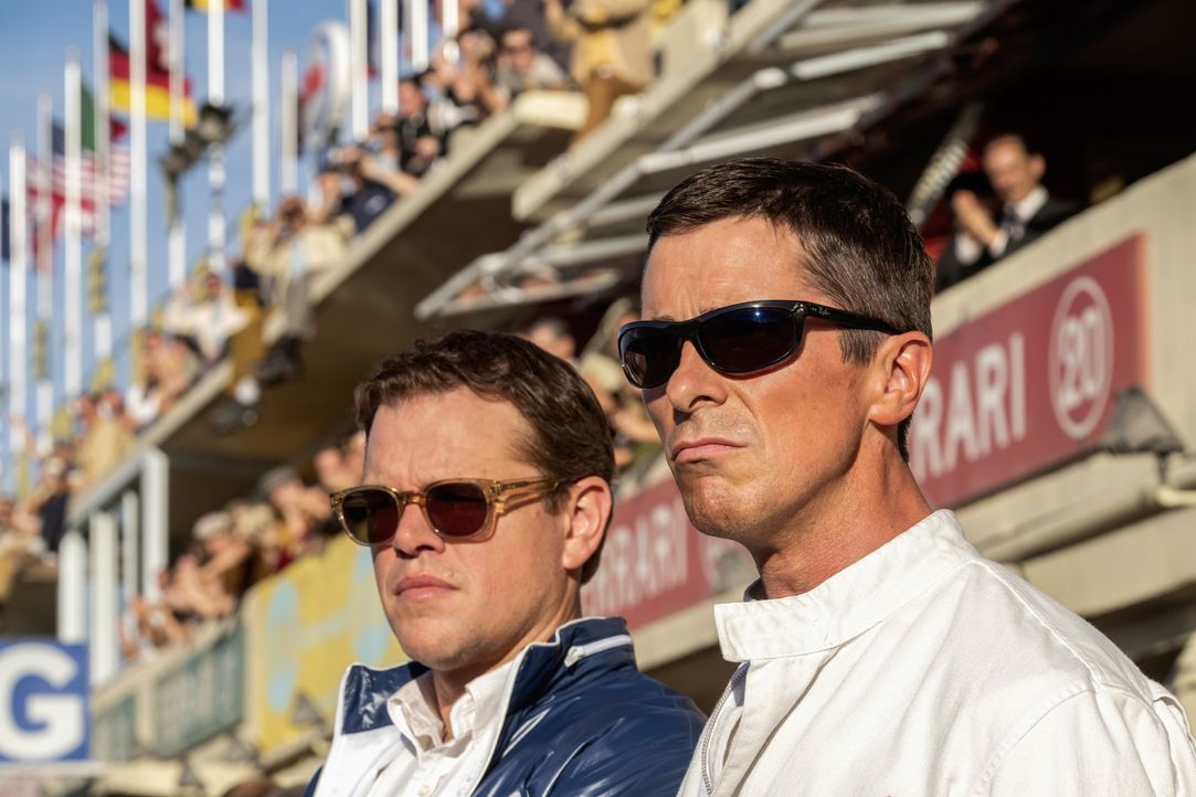 Carroll Shelby (Matt Damon, l.); Ken Miles (Christian Bale, r.) - Bildquelle: Merrick Morton 2019 Twentieth Century Fox Film Corporation. All rights reserved. / Merrick Morton