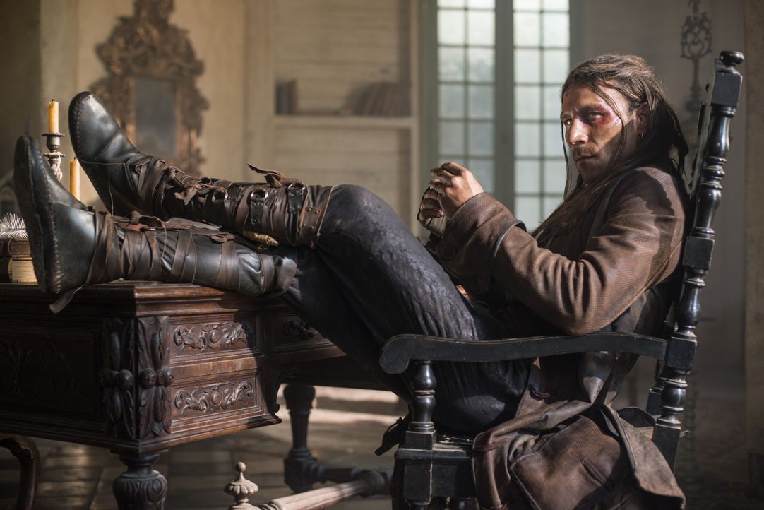Welche Ziele verfolgt Captain Vane (Zach McGowan)? - Bildquelle: 2013 Starz Entertainment LLC, All rights reserved