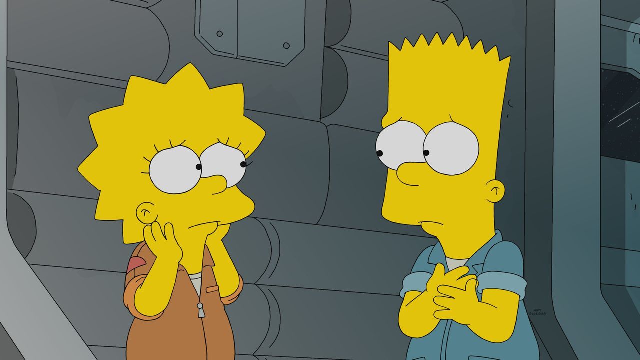 Lisa (l.); Bart (r.) - Bildquelle: 2019-2020 Twentieth Century Fox Film Corporation.  All rights reserved.