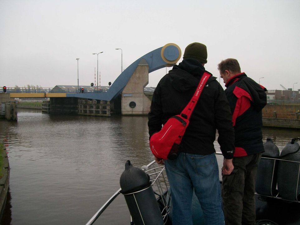 Carsten und Tonmann Tobi vor Slauerhoffbrug