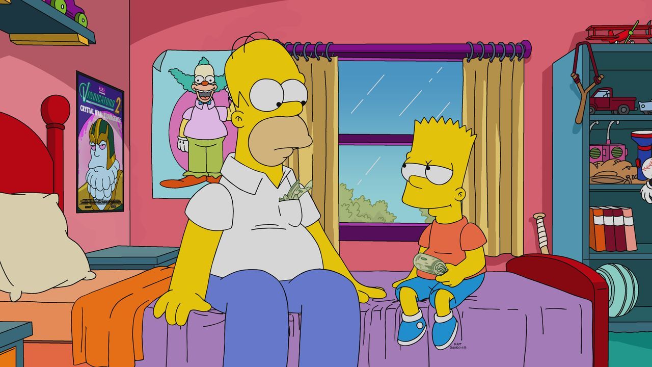 Homer (l.); Bart (r.) - Bildquelle: 2021 by 20th Television.